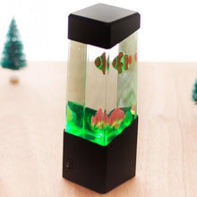 Load image into Gallery viewer, Led Night Light Jellyfish Tank Aquarium Style LED Lamp Sensory Autism Lava Lamp